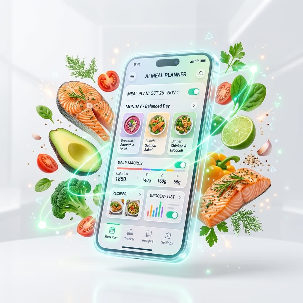 AI Meal Planner Illustration
